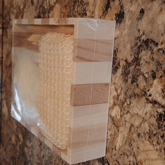 Rectangle Shaped Wooden Spa Bath Set - Cream.new - Picture 8 of 8